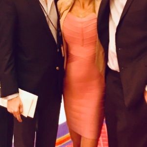 Bebe Body Con Dress. Size XS. Color Pink